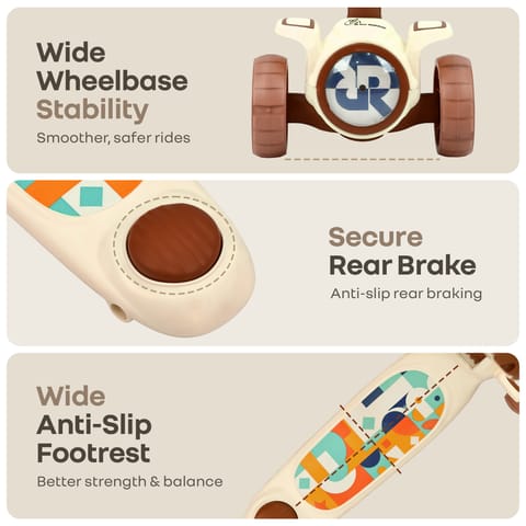 R for Rabbit Road&nbsp;Runner&nbsp;Neo Cream Brown Scooter