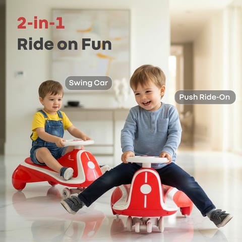 R for Rabbit Iya&nbsp;Iya&nbsp;Sportz&nbsp;Ace Red Grey Swing Car