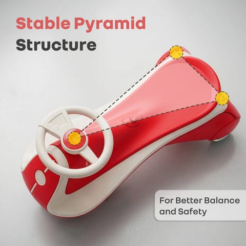 R for Rabbit Iya&nbsp;Iya&nbsp;Sportz&nbsp;Ace Red Grey Swing Car