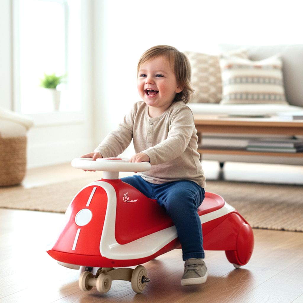 R for Rabbit Iya&nbsp;Iya&nbsp;Sportz&nbsp;Ace Red Grey Swing Car