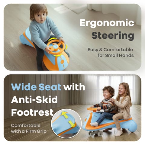 R for Rabbit Iya&nbsp;Iya&nbsp;Sportz&nbsp;Ace Blue Orange Swing Car