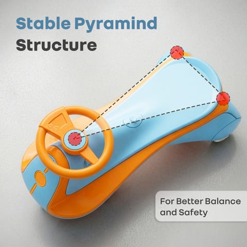 R for Rabbit Iya&nbsp;Iya&nbsp;Sportz&nbsp;Ace Blue Orange Swing Car