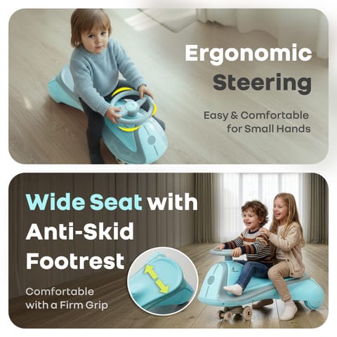 R for Rabbit Iya&nbsp;Iya&nbsp;Sportz&nbsp;Ace Lake Blue Swing Car