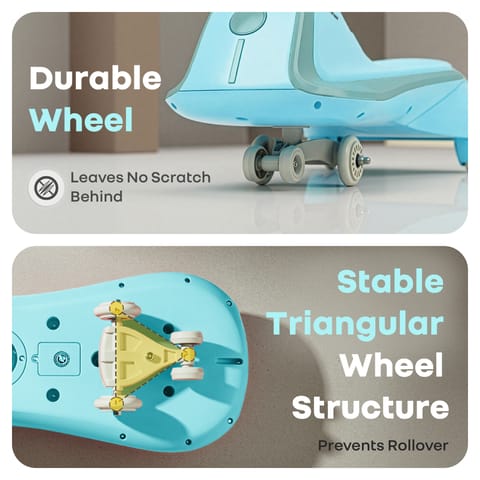 R for Rabbit Iya&nbsp;Iya&nbsp;Sportz&nbsp;Ace Lake Blue Swing Car