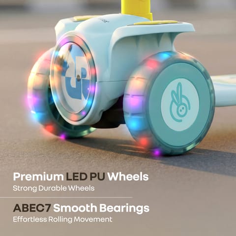 R for Rabbit Road&nbsp;Runner&nbsp;Neo Blue Yellow Scooter