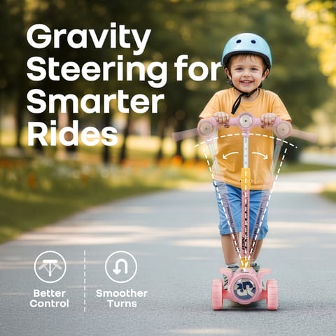 R for Rabbit Road&nbsp;Runner&nbsp;Neo Pink Yellow Scooter