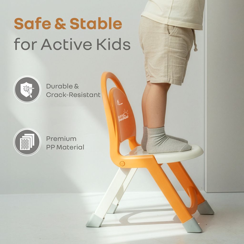 R for Rabbit Jelly&nbsp;Bean&nbsp;Zippy Orange White Furniture