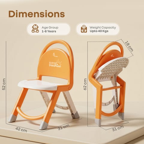 R for Rabbit Jelly&nbsp;Bean&nbsp;Zippy Orange White Furniture