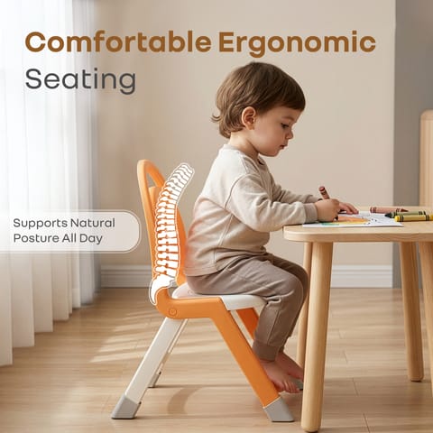 R for Rabbit Jelly&nbsp;Bean&nbsp;Zippy Orange White Furniture