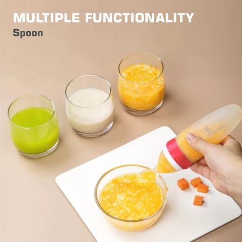 R for Rabbit First Feed Red Feeding Spoon