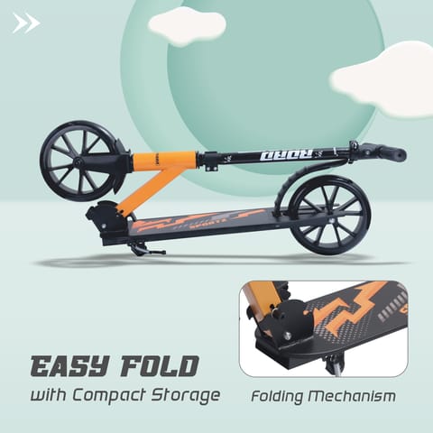 R for Rabbit Road Runner Sportz Orange Scooter