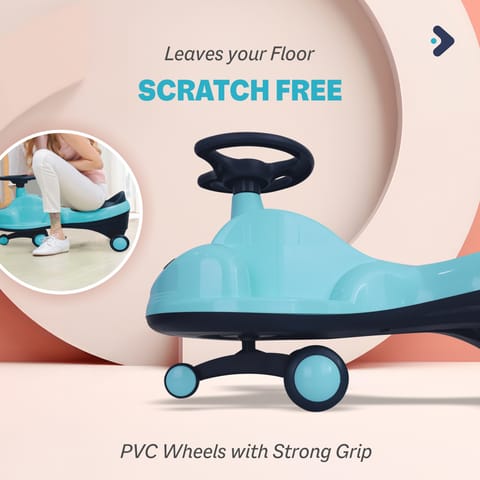 R for Rabbit Iya Iya Zippy Lake Blue Swing Car