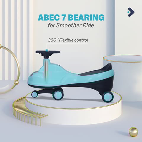 R for Rabbit Iya Iya Zippy Lake Blue Swing Car