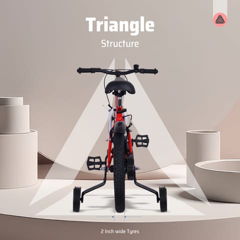 R for Rabbit Vroom - 16Inch  Red Bicycle