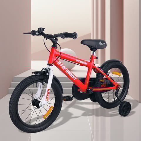 R for Rabbit Vroom - 16Inch  Red Bicycle