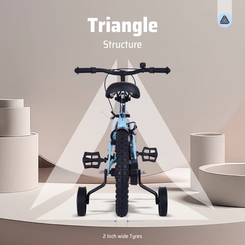 R for Rabbit Vroom - 14Inch  Lake Blue Bicycle