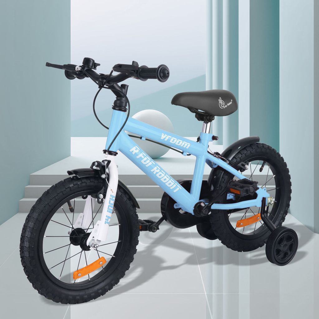 R for Rabbit Vroom - 14Inch  Lake Blue Bicycle