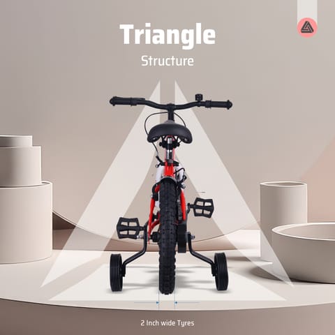 R for Rabbit Vroom - 14Inch Red Bicycle