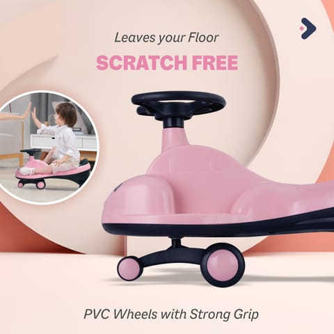 R for Rabbit Iya Iya Zippy Pink Swing Car