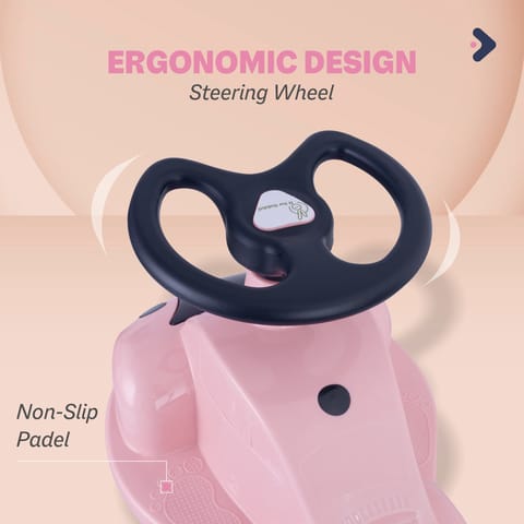 R for Rabbit Iya Iya Zippy Pink Swing Car