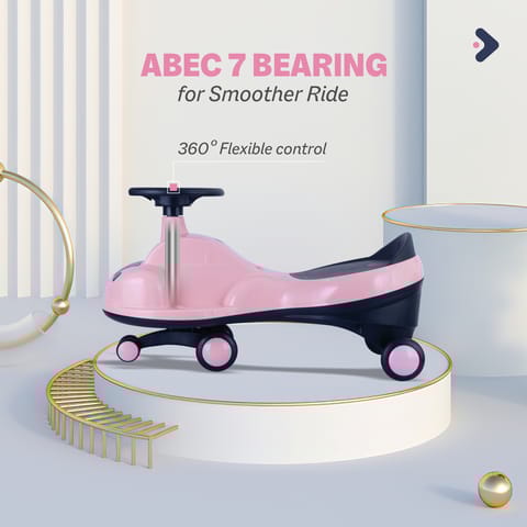 R for Rabbit Iya Iya Zippy Pink Swing Car