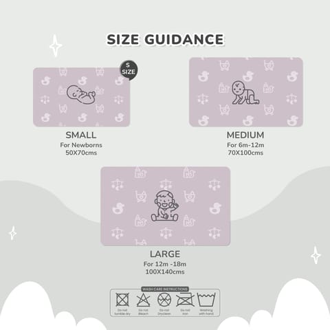 R for Rabbit Dry Nap S Grey Dry Sheet