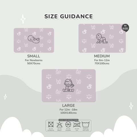 R for Rabbit Dry Nap M Grey Dry Sheet