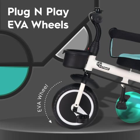 R for Rabbit Tiny Toes T30 Ace Lake Blue Tricycle