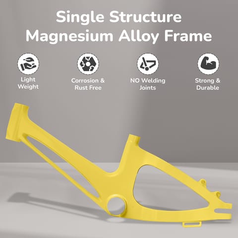 R for Rabbit Tiny Toes Magna- 16Inch Yellow Bicycle