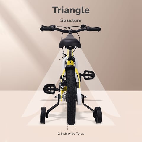 R for Rabbit Tiny Toes Magna- 16Inch Yellow Bicycle