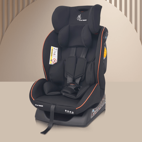 R for Rabbit Jack N Jill NxG Pure Black Car Seat