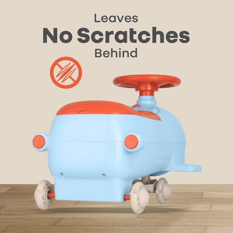 R for Rabbit Iya Iya Aero Blue Orange Swing Car