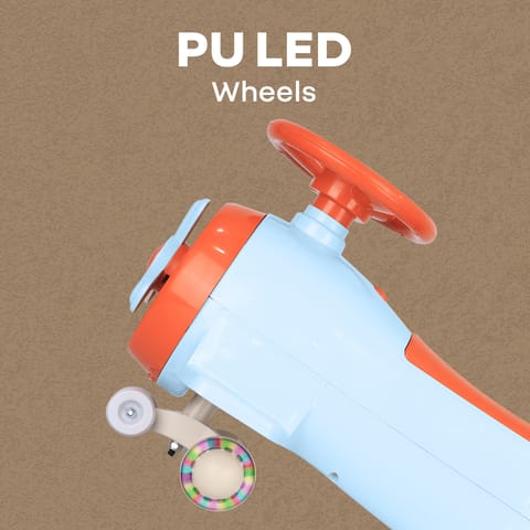 R for Rabbit Iya Iya Aero Blue Orange Swing Car