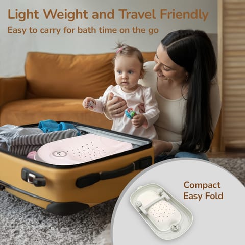 R for Rabbit Fun Time Aqua Grey Baby Bather