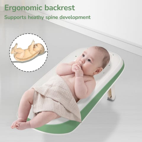 R for Rabbit Fun Time Aqua Green Baby Bather