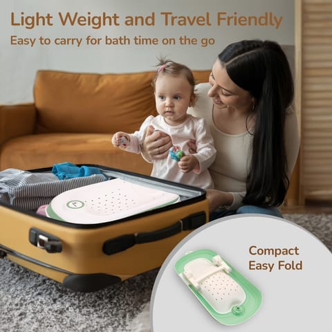 R for Rabbit Fun Time Aqua Green Baby Bather