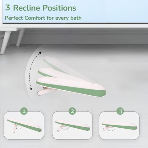 R for Rabbit Fun Time Aqua Green Baby Bather