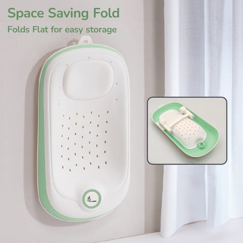 R for Rabbit Fun Time Aqua Green Baby Bather