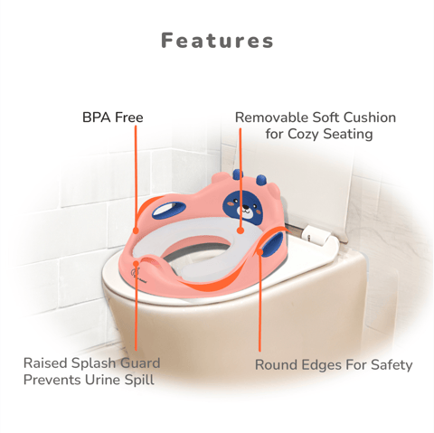 R for Rabbit Minimo Teddy Peach Blue Potty Seat