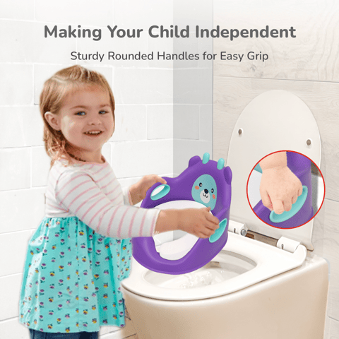 R for Rabbit Minimo Teddy Purple Green Potty Seat