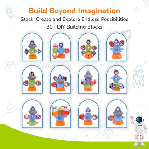 R for Rabbit Orapple Astro White Multi Shape Sorter