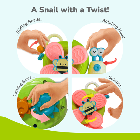 R for Rabbit Orapple Spinster Blue Cream Multi Functional Toy