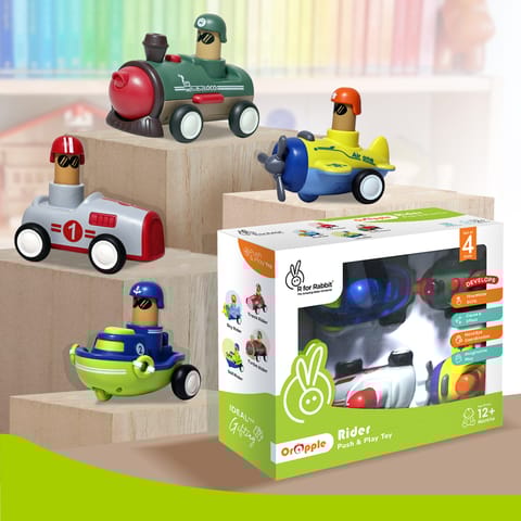 R for Rabbit Orapple Rider Multi 2 Push Toy