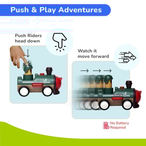 R for Rabbit Orapple Rider Multi 2 Push Toy