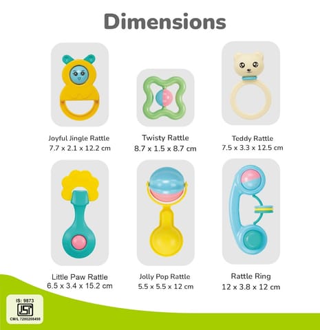 R for Rabbit Orapple Jingle Joy Multi Rattles