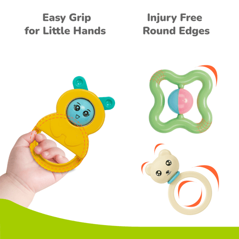 R for Rabbit Orapple Jingle Joy Multi Rattles