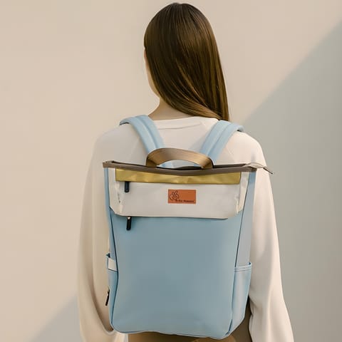 R for Rabbit Caramello Daisy Blue Cream Diaper Bag