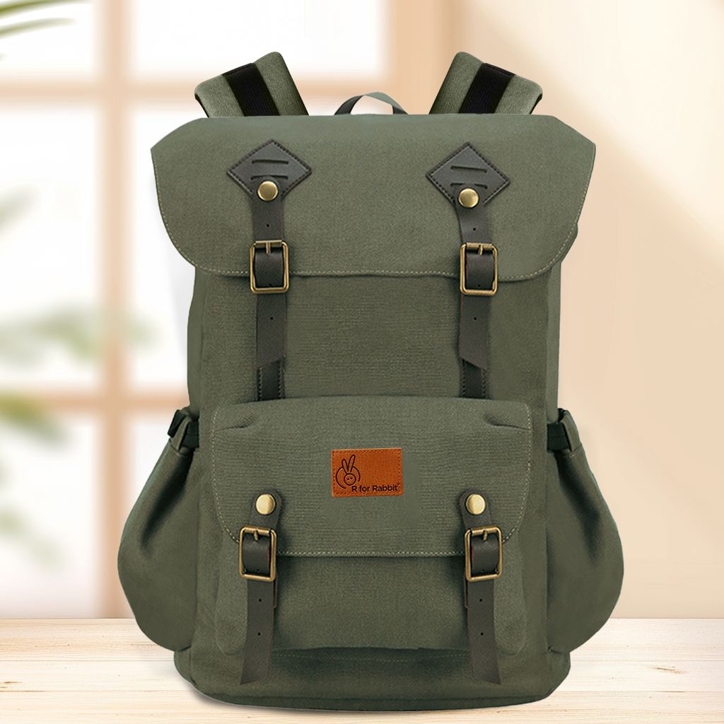 R for Rabbit Caramello Sportz Military Green Diaper Bag