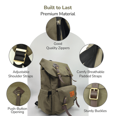 R for Rabbit Caramello Sportz Military Green Diaper Bag