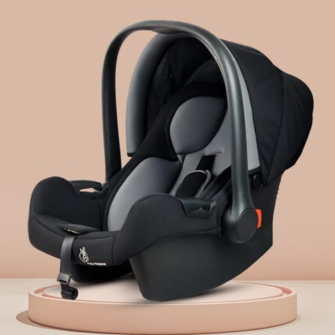 R for Rabbit Picaboo Sportz Grey Black Carry Cot